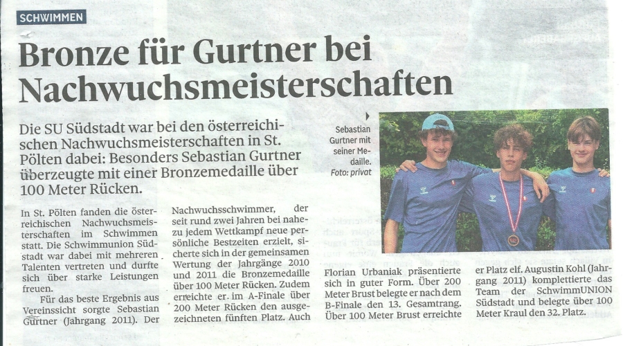Zeitungsartikel NOEN Juli 26